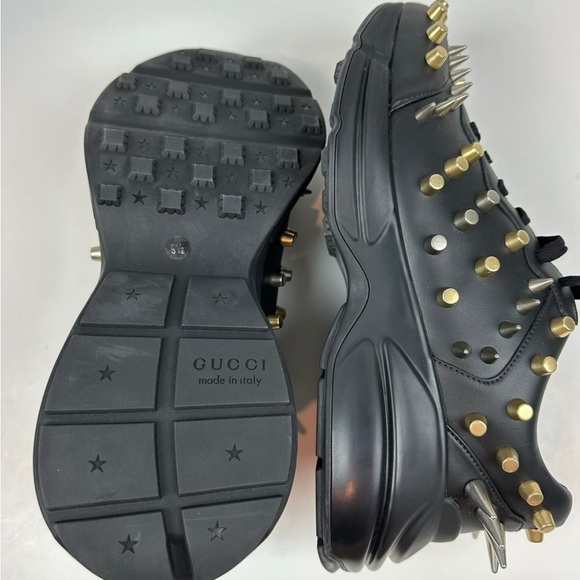 Gucci Studded Rython Sneakers - Picture 9 of 10